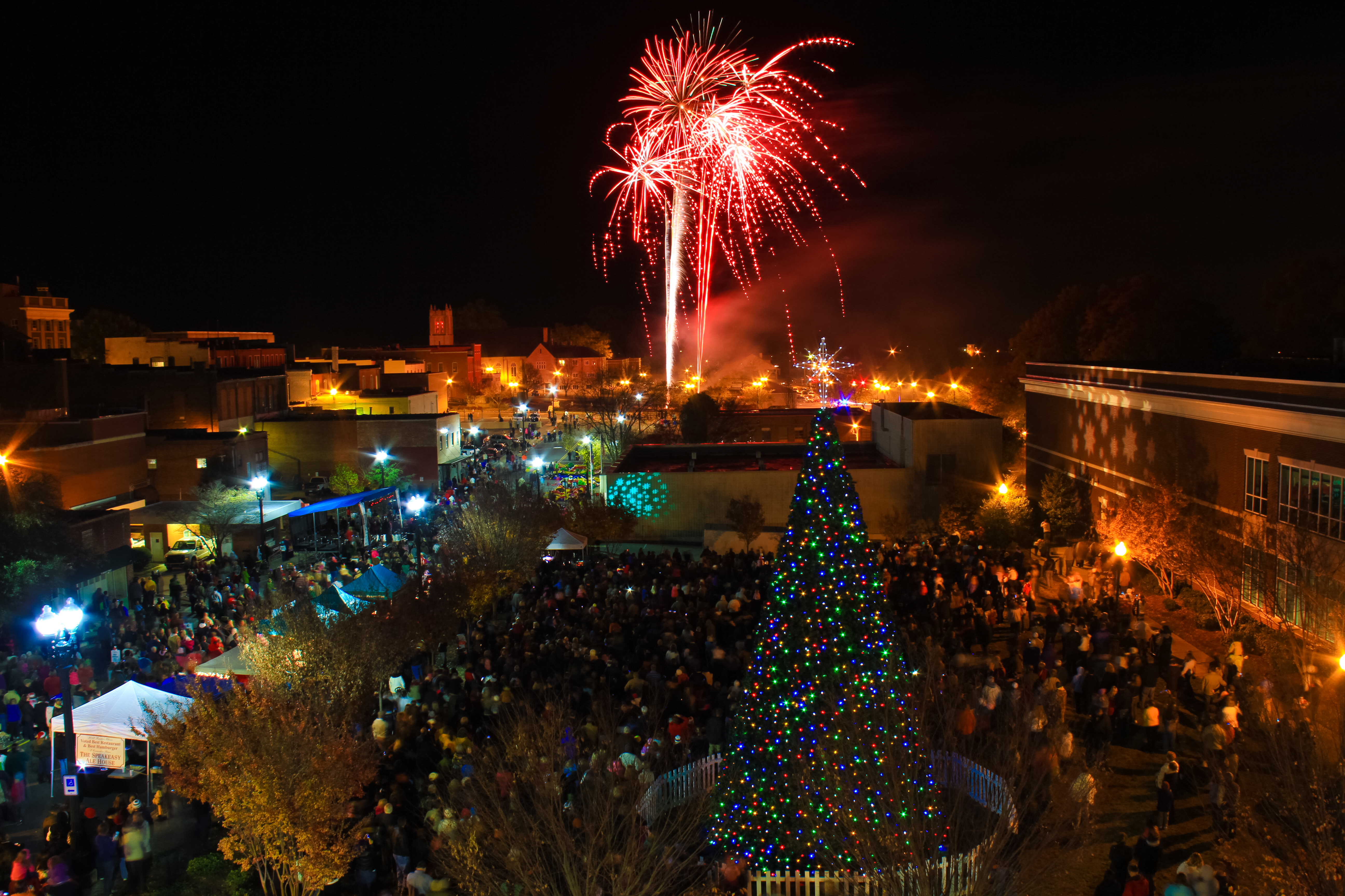 Concord Christmas Tree Lighting and Fireworks 